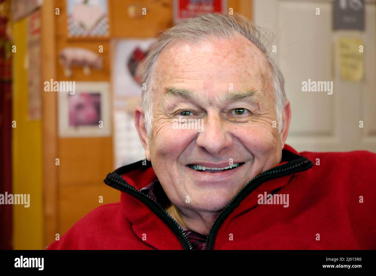 Oscar Poole, berühmter BBQ-Koch aus Ellijay Georgia USA (in letzter Zeit) Stockfoto