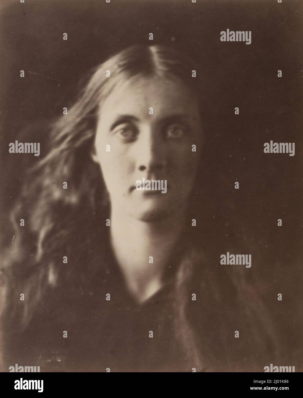 Julia Jackson. Julia Margaret Cameron (England, 1815-1879, aktives Ceylon). England, um 1868, gedruckt um 1868. Fotos. Silberdruck mit Albumen Stockfoto