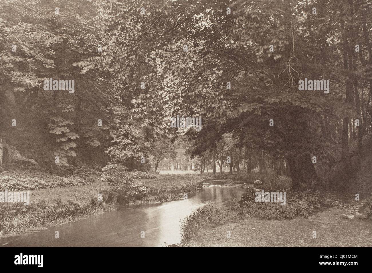 In Beresford Dale (#52). George Bankart (England, gestorben 1903). England, um 1888, gedruckt 1888. Fotos. Tiefdruck Stockfoto