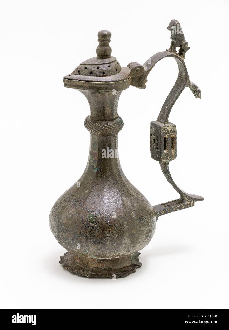 Ewer. Möglicherweise Ägypten, 8.-9. Jahrhundert. Metall. Bronze Stockfoto