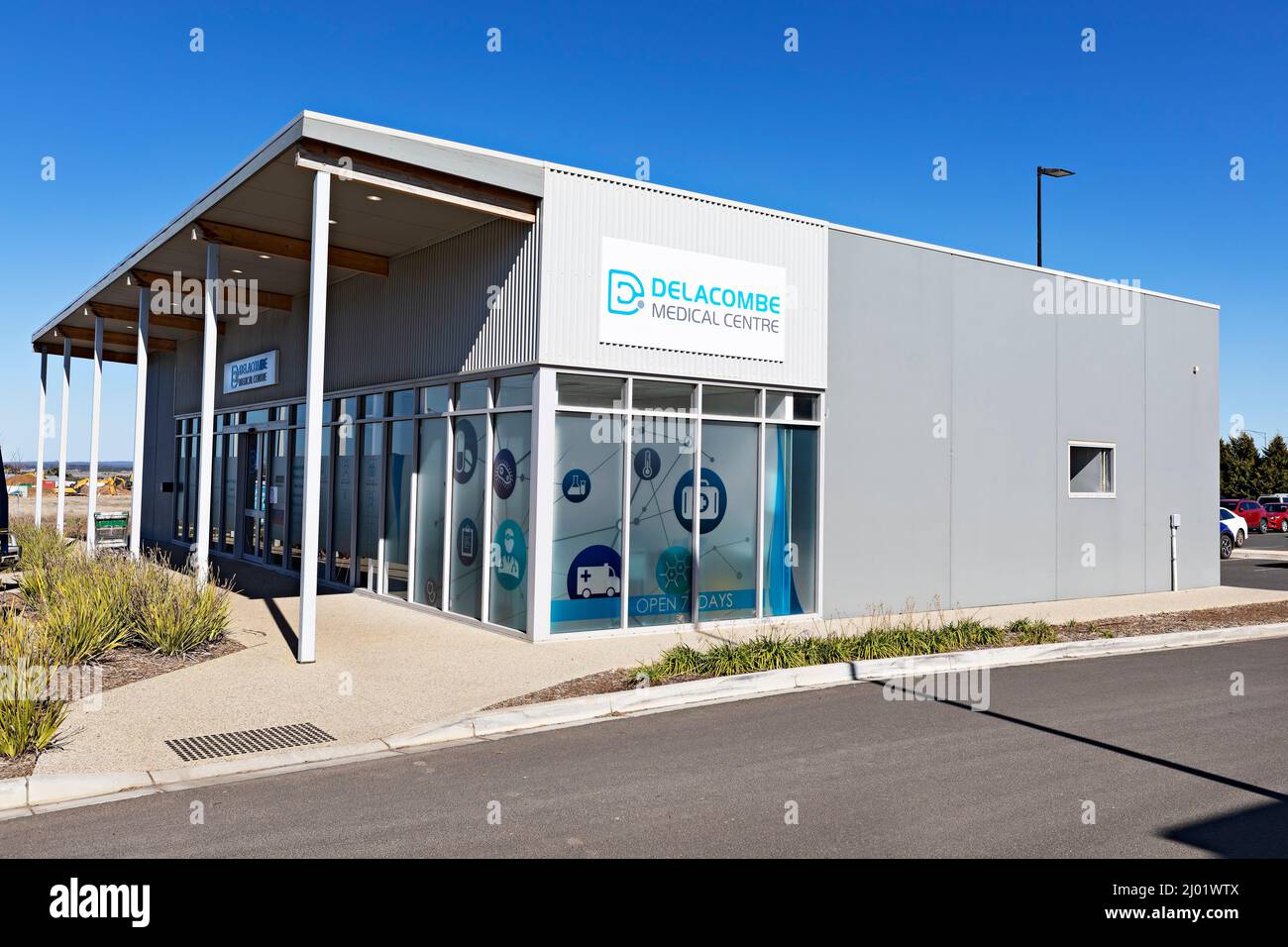 Ballarat Australia / Delacombe Medical Center im Delacombe Town Center Shopping Complex. Stockfoto