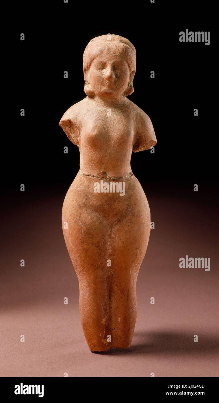 Göttin Der Fruchtbarkeit. Pakistan, Sirkap oder Charsada, Gandhara-Region, 1.. Jahrhundert. Skulptur. Terrakotta Stockfoto