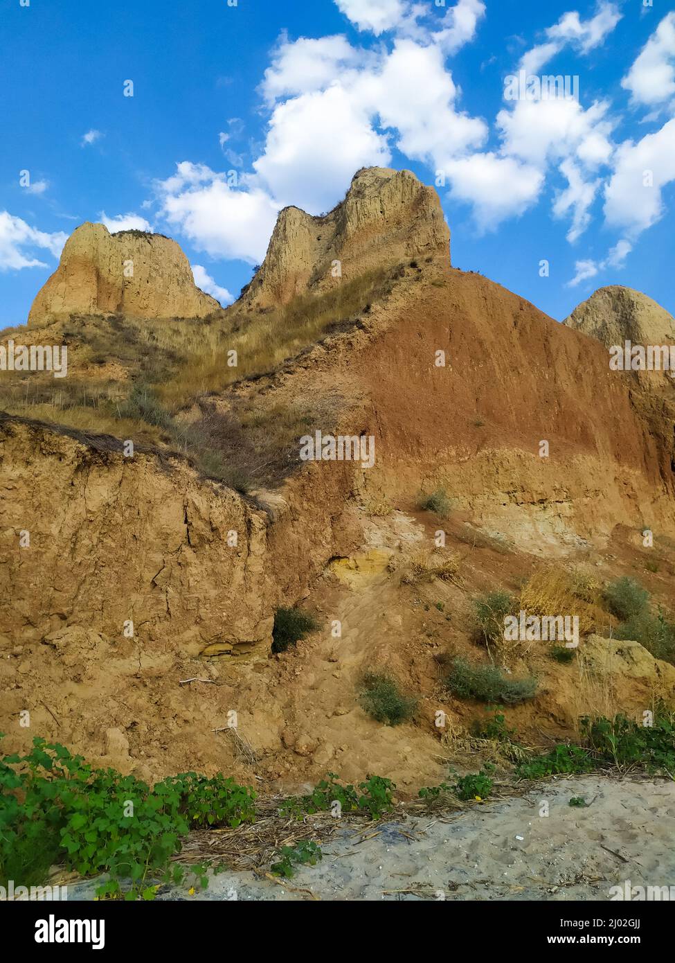 Große Höhlenschlucht in der Region Cherson Stockfoto