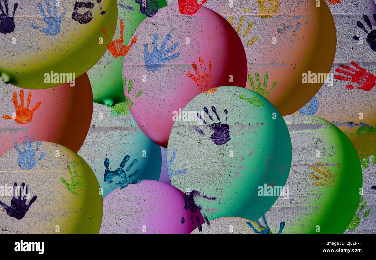 Kinderfantasien Stockfoto