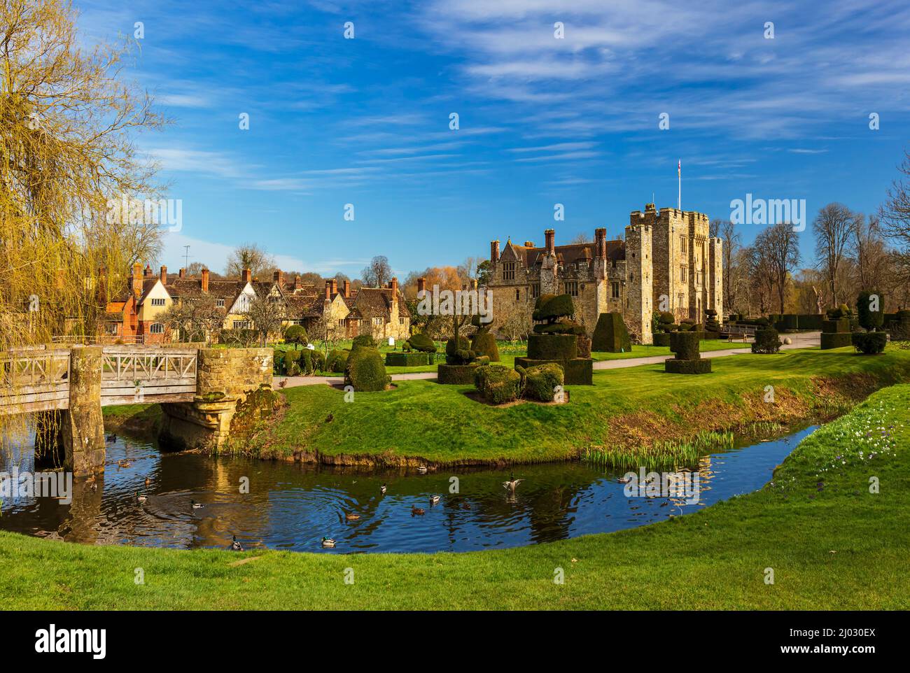Hever Castle, Kent. Stockfoto