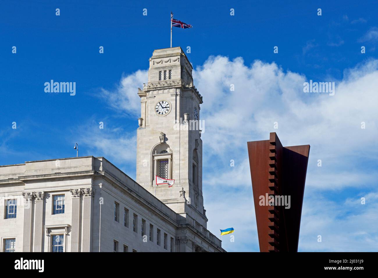 The Town Hall, Barnsley, South Yorkshire, England Stockfoto