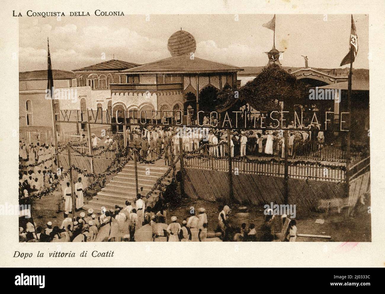 Guerra d'Eritrea 1885-1895 Stockfoto