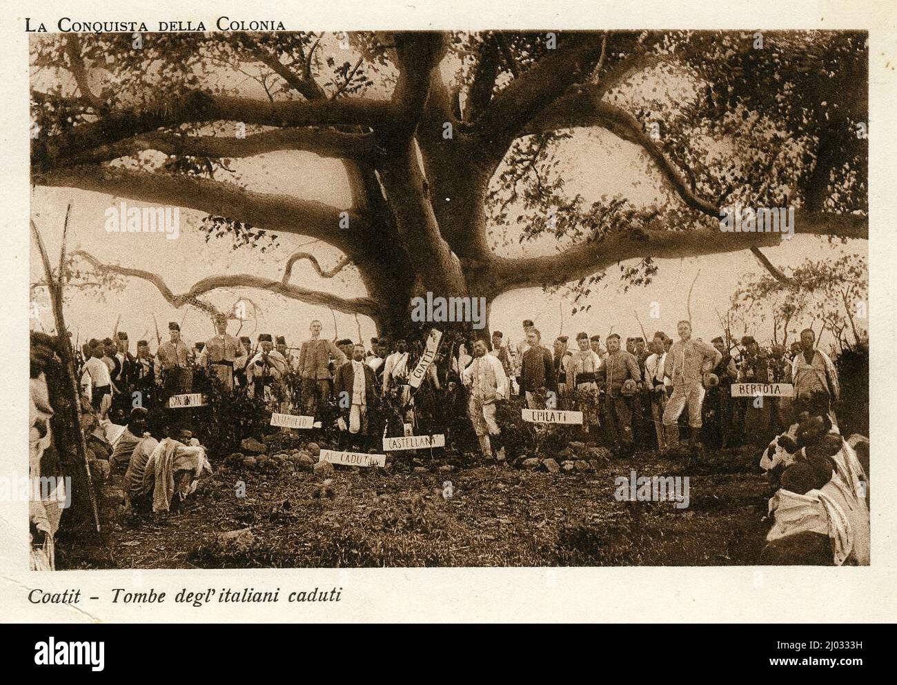 Guerra d'Eritrea 1885-1895 Stockfoto