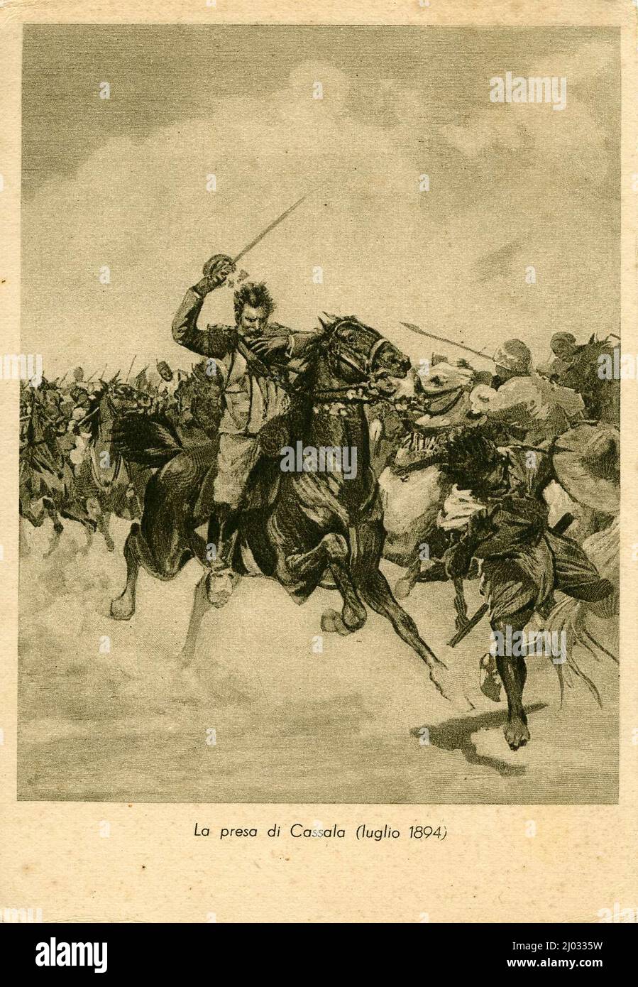 Guerra d'Eritrea 1885-1895 Stockfoto