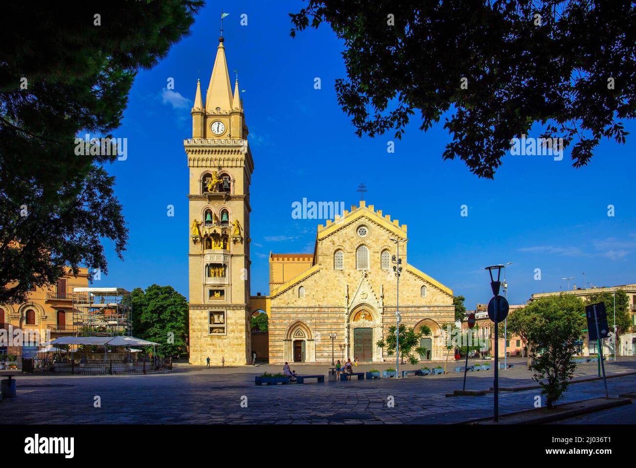 Kathedrale Basilika Santa Maria Assunta, Messina, Sizilien, Italien, Europa Stockfoto