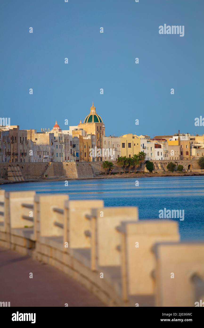 Trapani, Sizilien, Italien, Mittelmeer, Europa Stockfoto