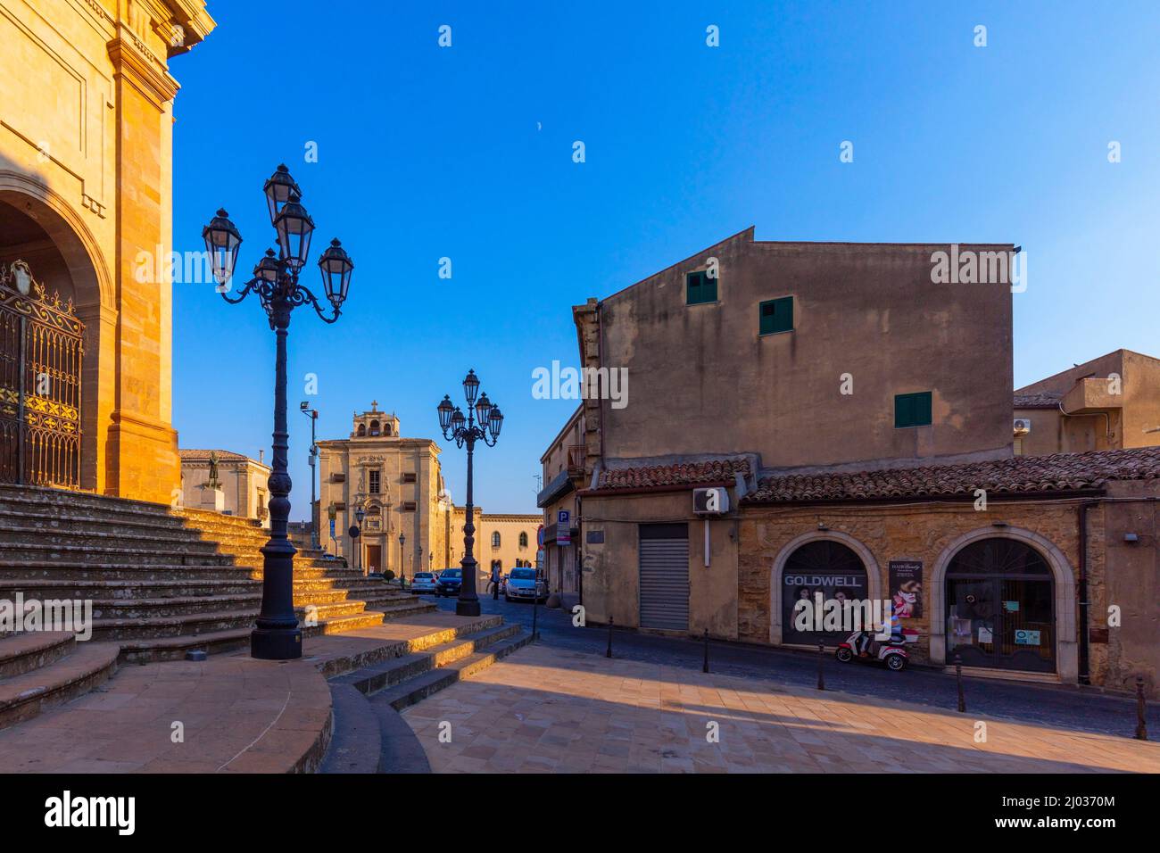 Piazza Duomo, Enna, Sizilien, Italien, Europa Stockfoto