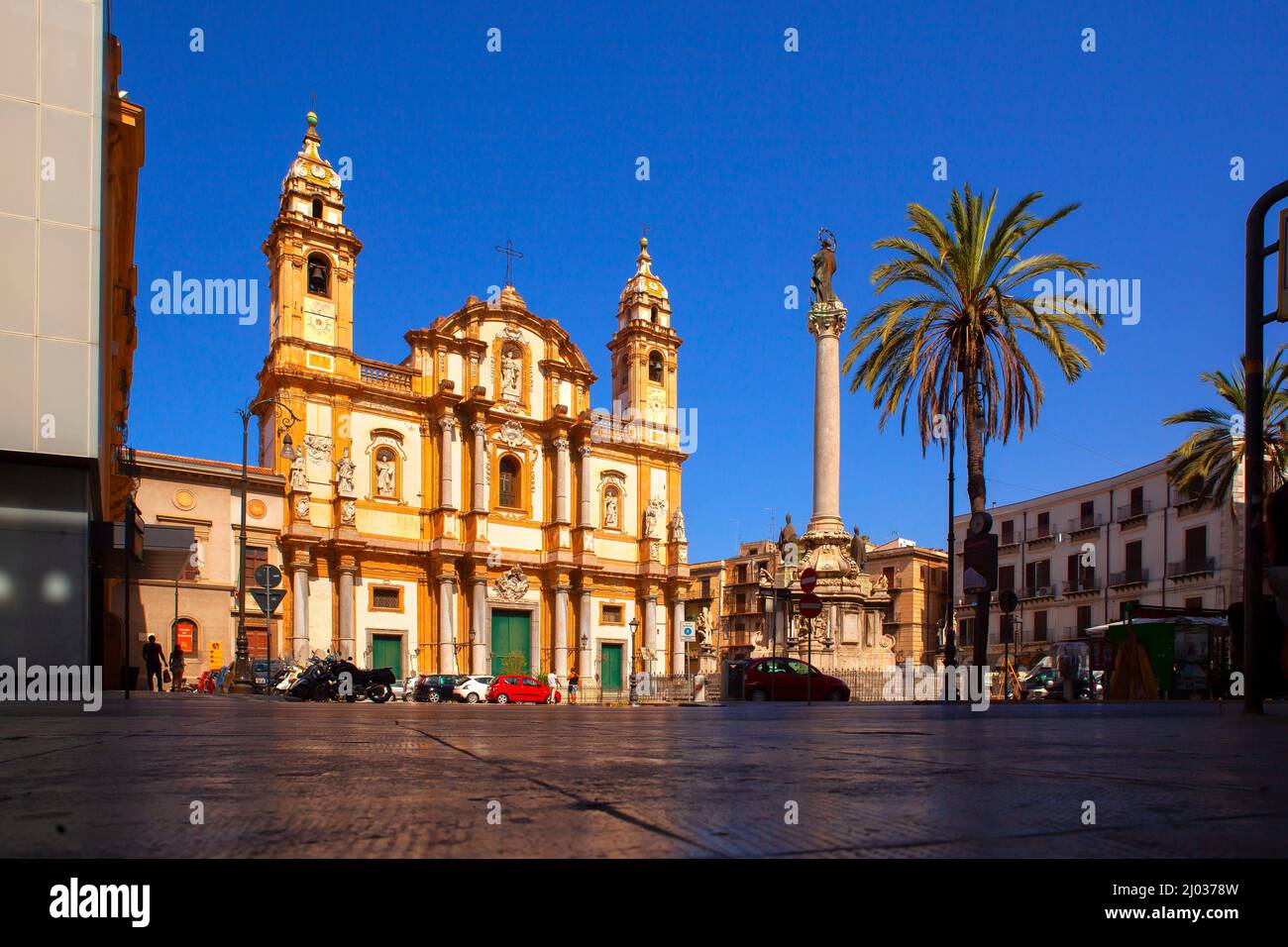 Kirche von San Domenico, Palermo, Sizilien, Italien, Europa Stockfoto