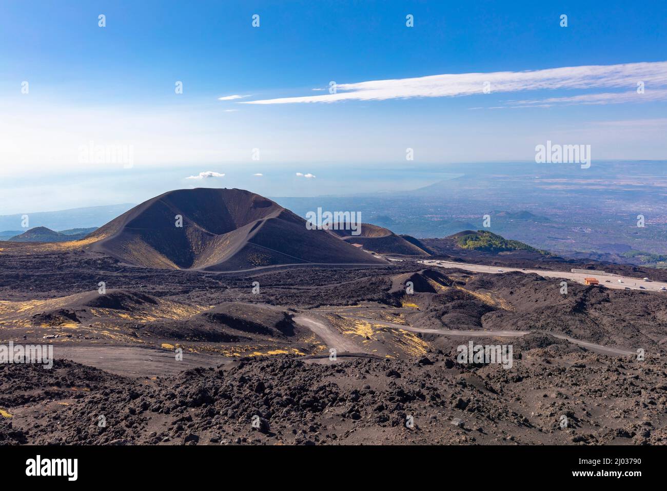 Ätna Süd, Catania, Sizilien, Italien, Europa Stockfoto