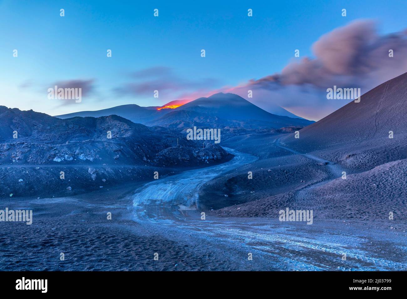 Ätna Süd, Ätna, UNESCO-Weltkulturerbe, Catania, Sizilien, Italien, Europa Stockfoto