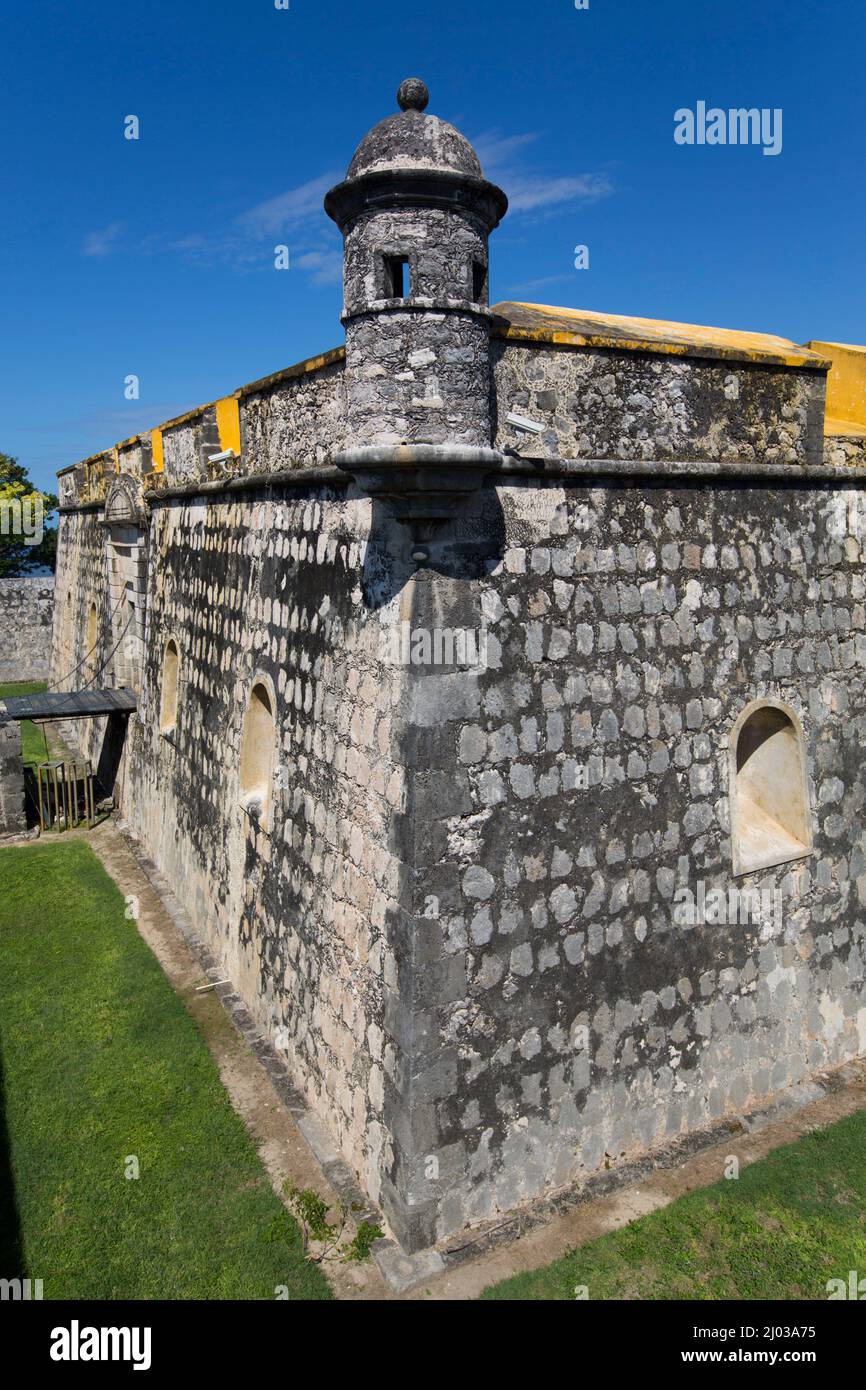 Fort San Jose el Alto, 1792, San Francisco de Campeche, Bundesstaat Campeche, Mexiko, Nordamerika Stockfoto