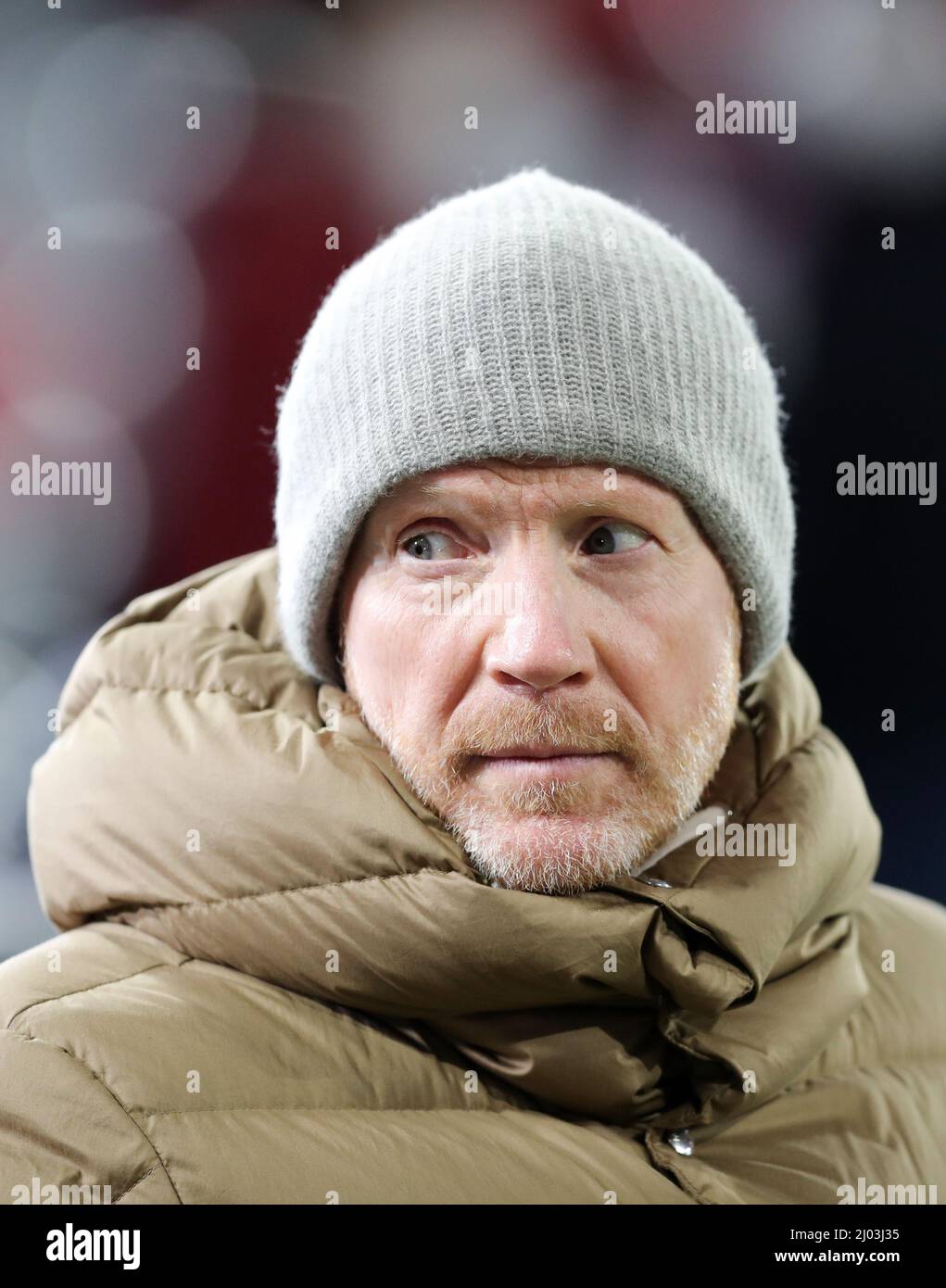 Matthias Sammer Fussball UEFA Championsleague FC Bayern München - RB Salzburg 7:1 Achtelfinale RŸckspiel Saison 2021 / 2022 8.3.2022 © diebilderwelt / Alamy Stock Stockfoto