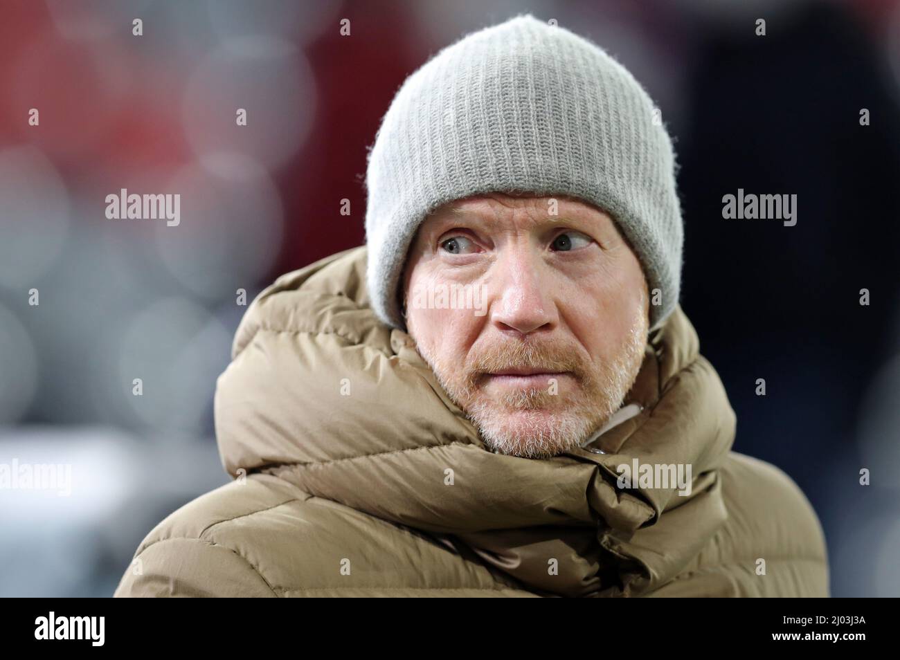 Matthias Sammer Fussball UEFA Championsleague FC Bayern München - RB Salzburg 7:1 Achtelfinale RŸckspiel Saison 2021 / 2022 8.3.2022 © diebilderwelt / Alamy Stock Stockfoto