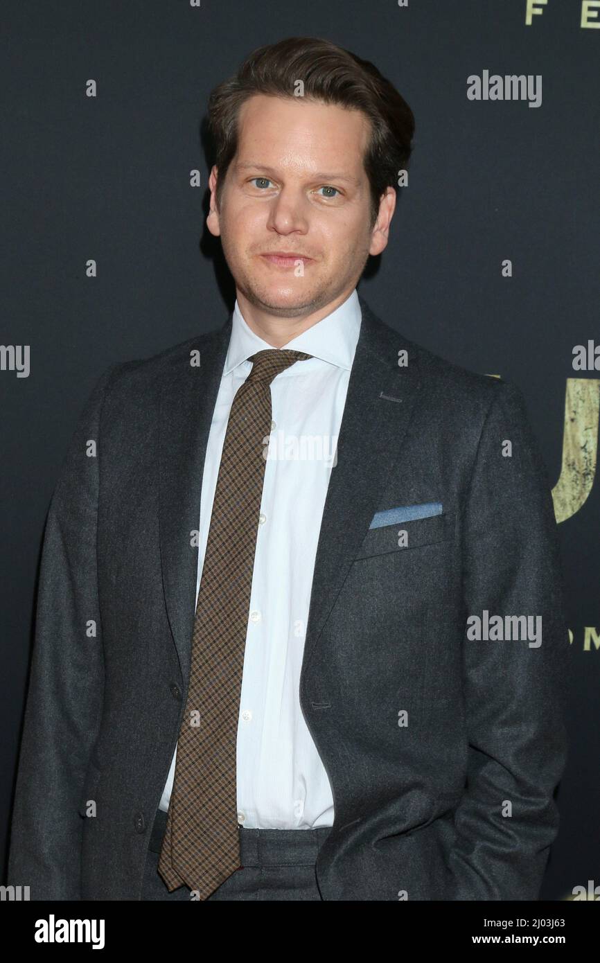15. März 2022, Los Angeles, CA, USA: LOS ANGELES - 15. MÄRZ: Graham Moore bei der The Outfit Special Screening im Ace Hotel am 15. März 2022 in Los Angeles, CA (Bildnachweis: © Kay Blake/ZUMA Press Wire) Stockfoto