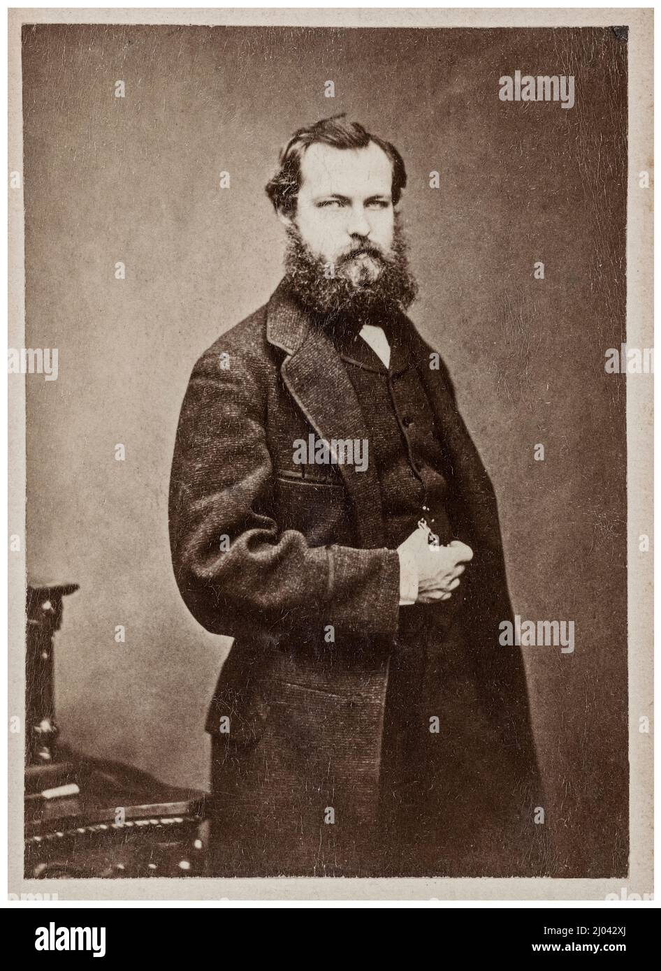 Prinz Philippe von Orléans (1838-1894), Graf von Paris, vom 24.. Bis 26.. Februar 1848 als Louis Philippe II., Porträtfoto, 1860-1890, unbestritten König der Franzosen Stockfoto
