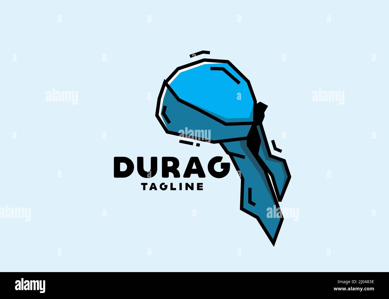 Steifer Kunststil aus blauem duaphs-Design Stock Vektor