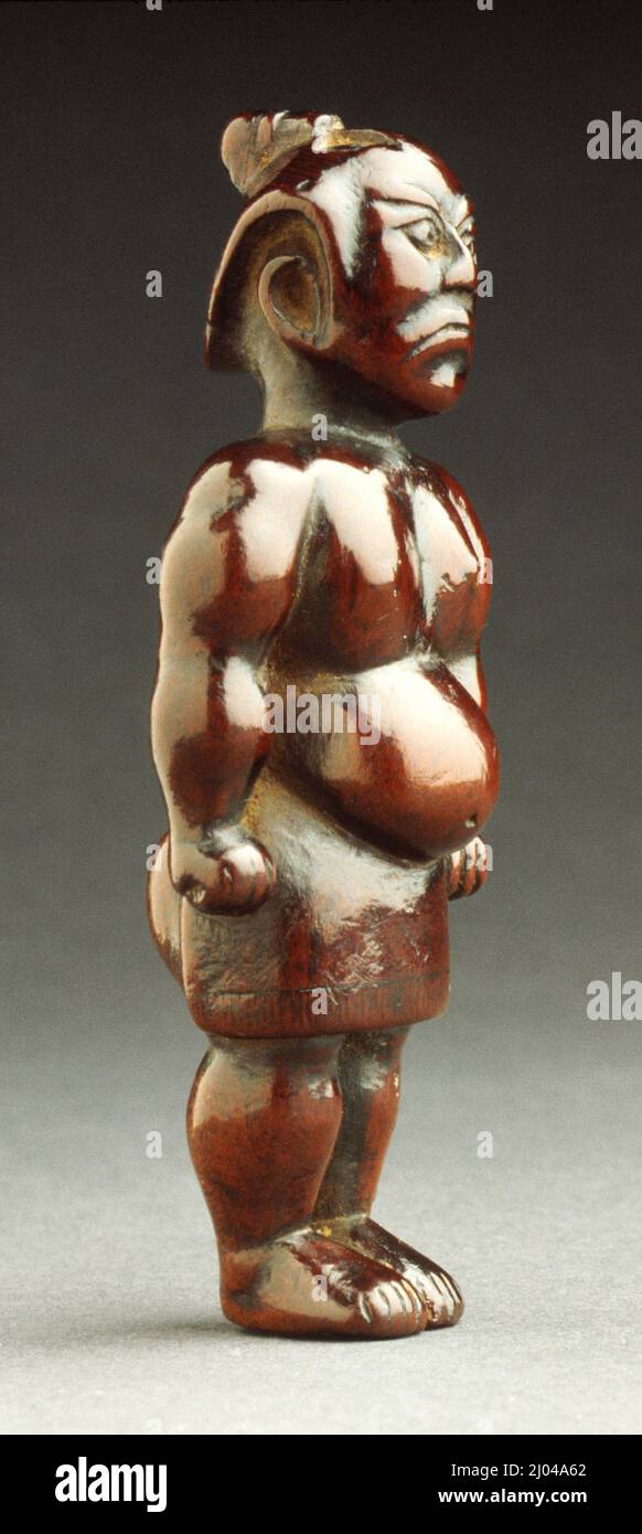 Wrestler. Japan, 18.. Jahrhundert. Kostüme; Accessoires. Holz Stockfoto