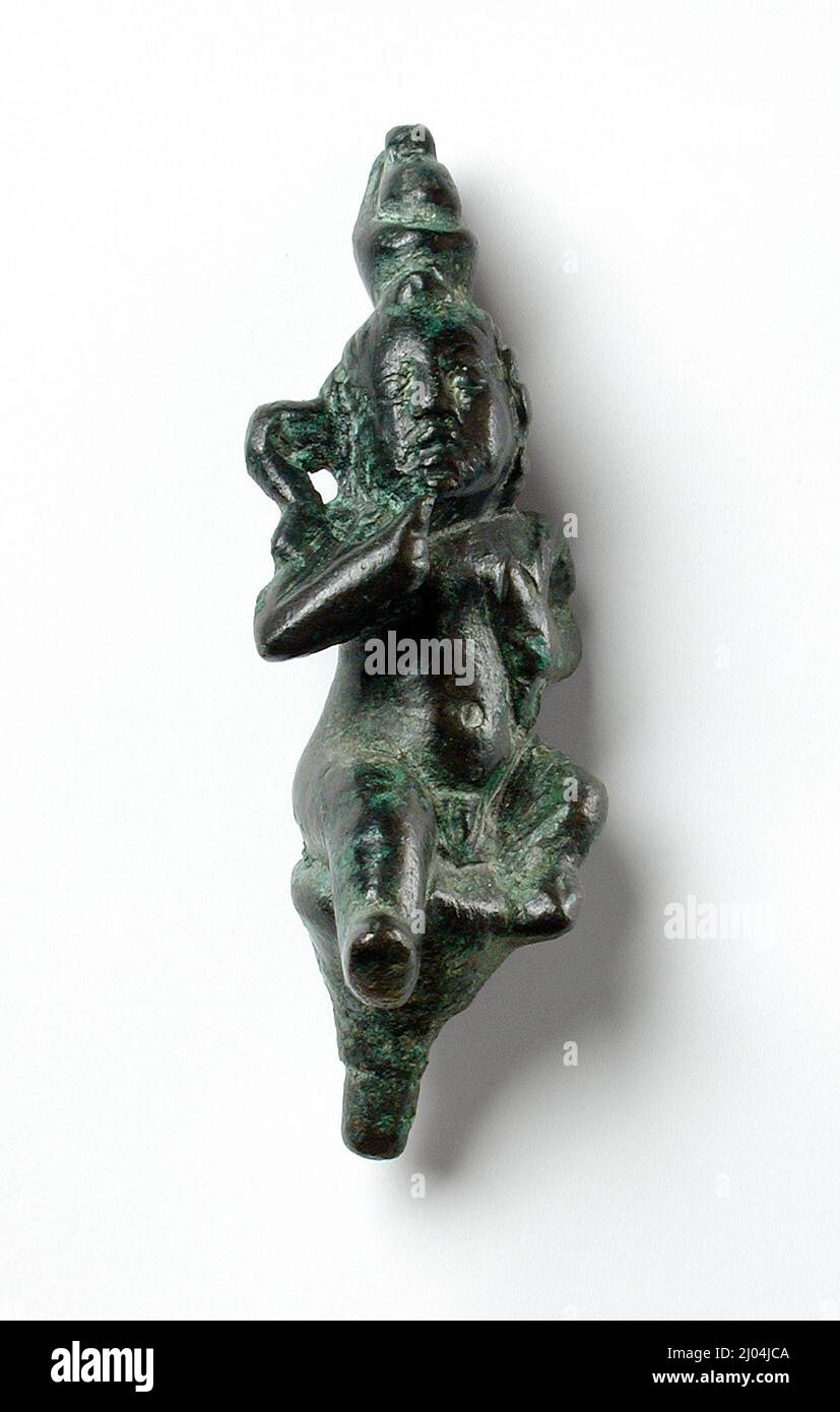 Hellenisierende Figur des Kindes Horus. Ägypten, griechisch-römische Zeit (300 v. Chr. - 200 n. Chr.) oder höher. Skulptur. Bronze Stockfoto