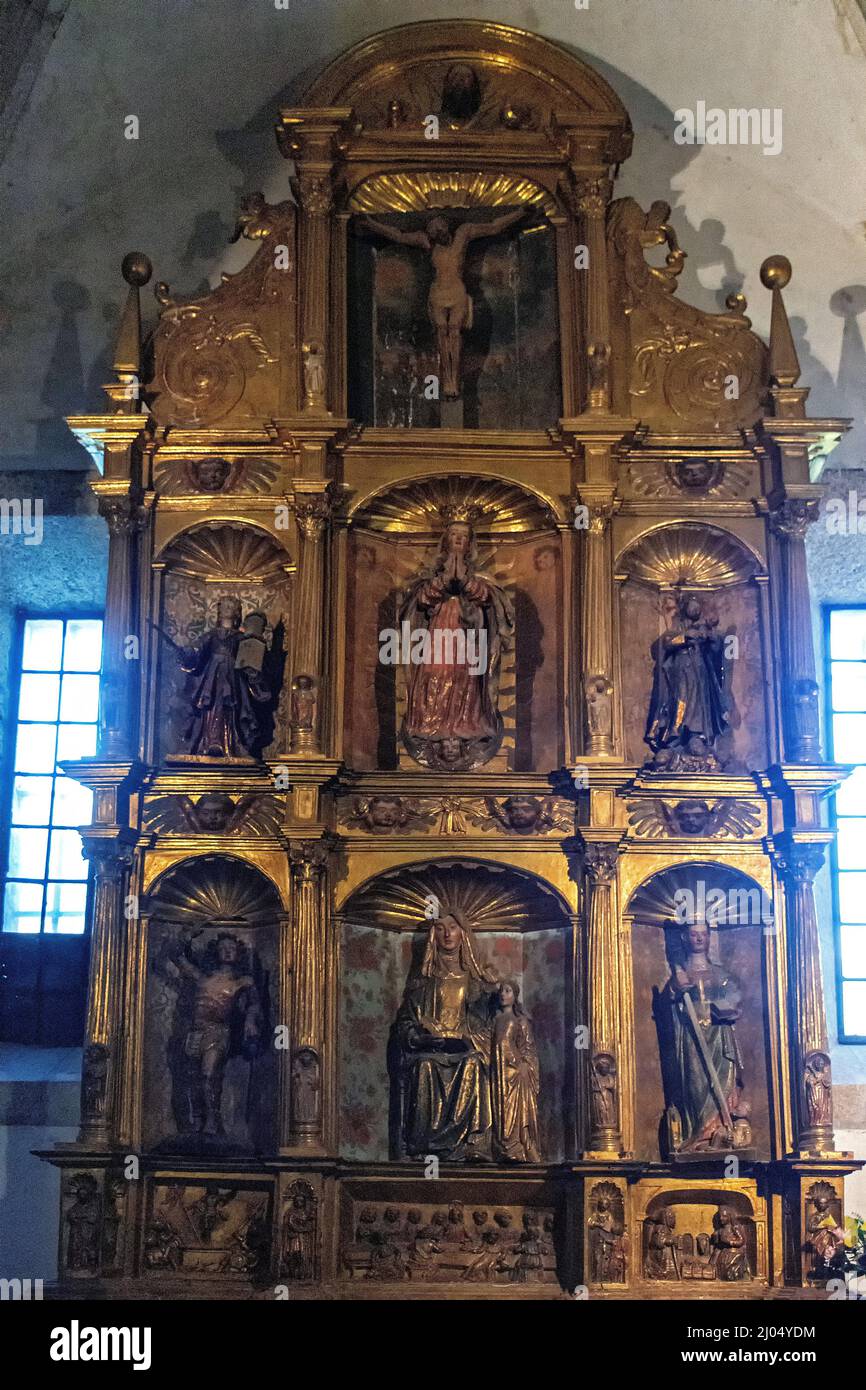 Capilla Mayor de la Catedral de Mondoñedo, Lugo, España Stockfoto