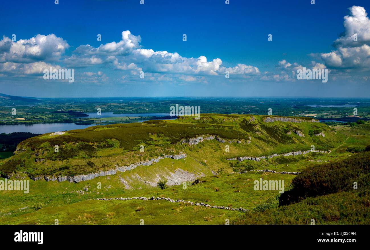 Carrowkeel Megalithischer Friedhof, County Sligo, Irland Stockfoto