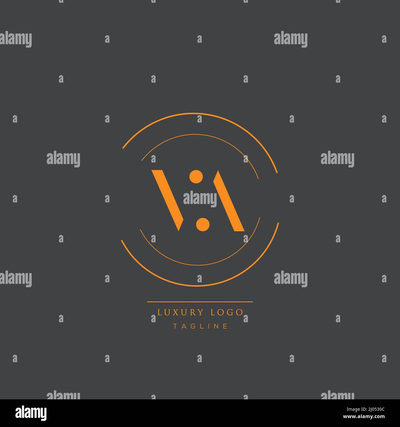 Luxus modernen VA Anfangsbuchstabe Business Logo Design Alphabet Symbol Vektor-Symbol. Stock Vektor
