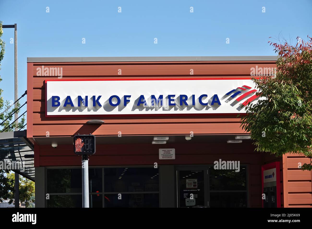 Bank of America in Bellevue, Washington, USA Stockfoto