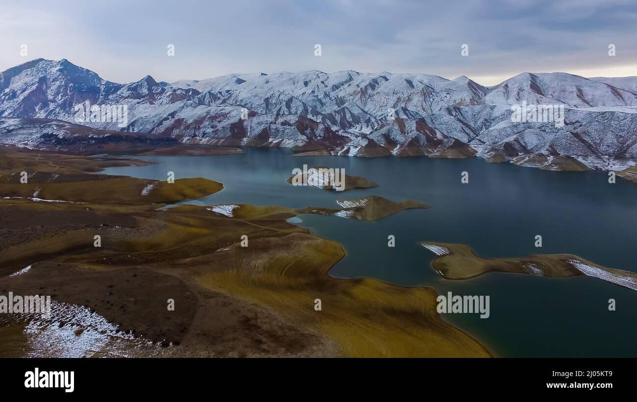 Azat-Stausee in der Ararat-Region, Armenien Stockfoto