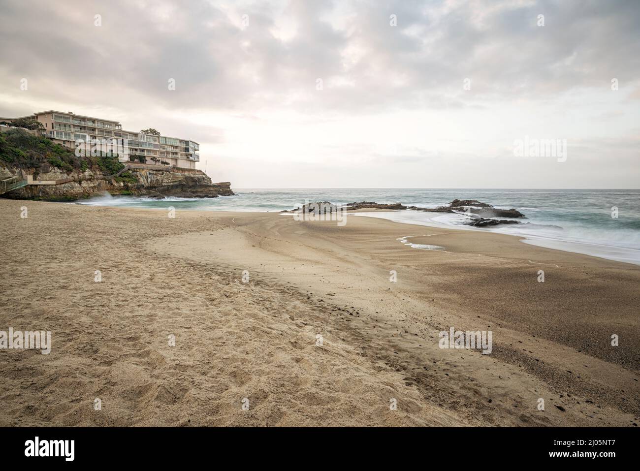 Table Rock Beach an einem Märzmorgen. Laguna Beach, Kalifornien, USA. Stockfoto