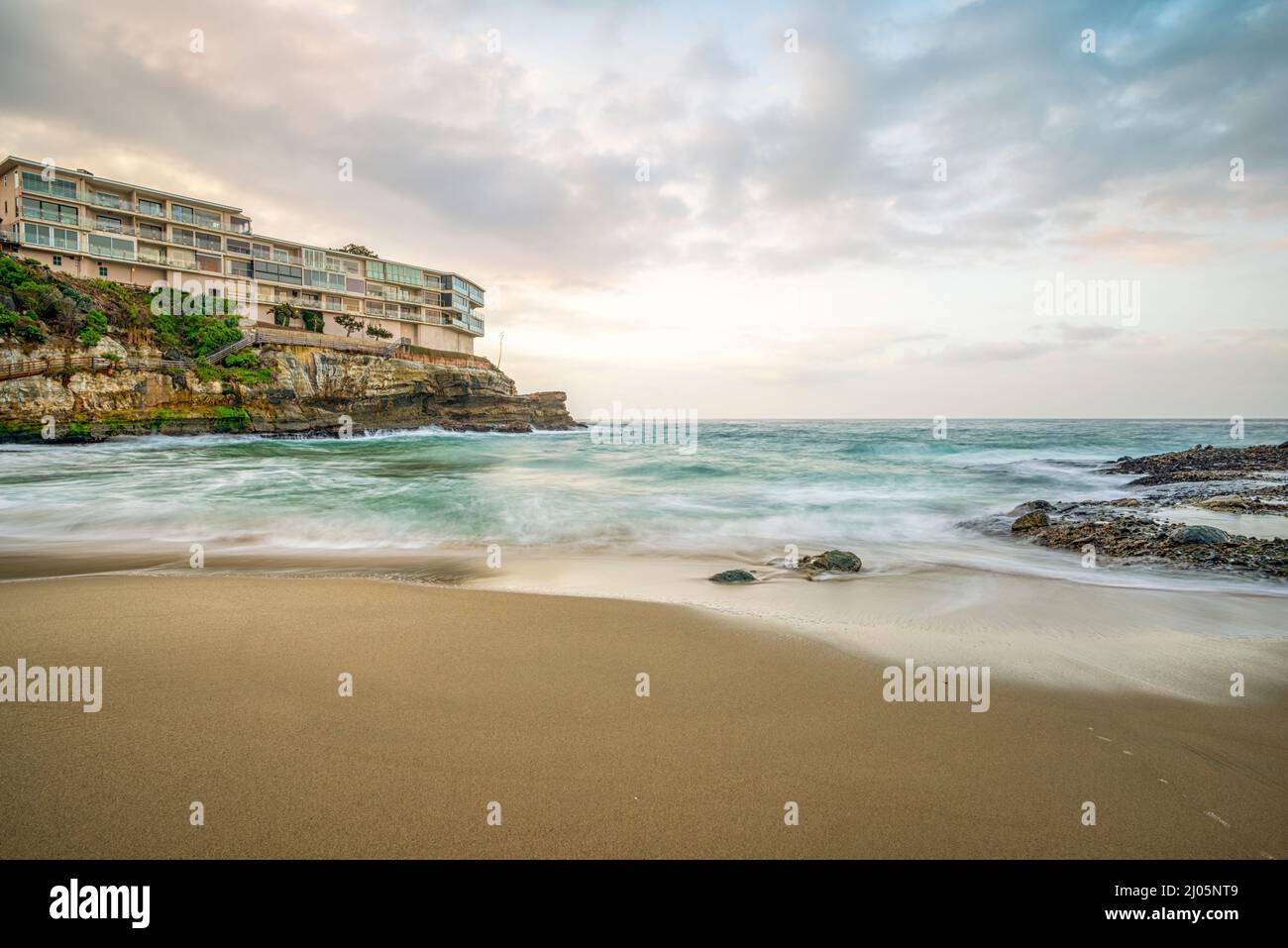 Table Rock Beach an einem Märzmorgen. Laguna Beach, Kalifornien, USA. Stockfoto