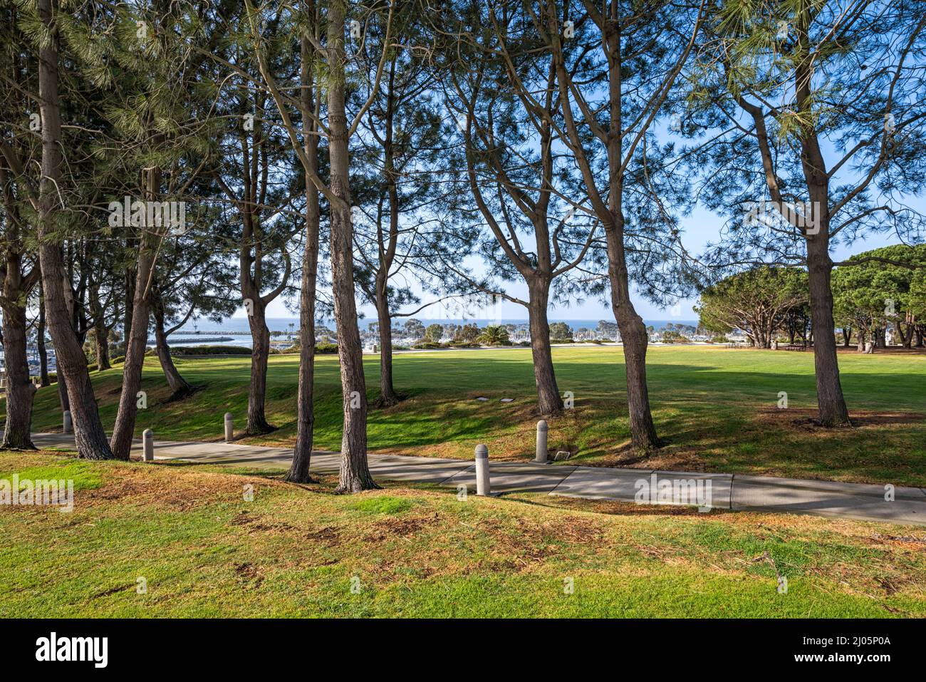 Laternenpark. Dana Point, Kalifornien, USA. Stockfoto