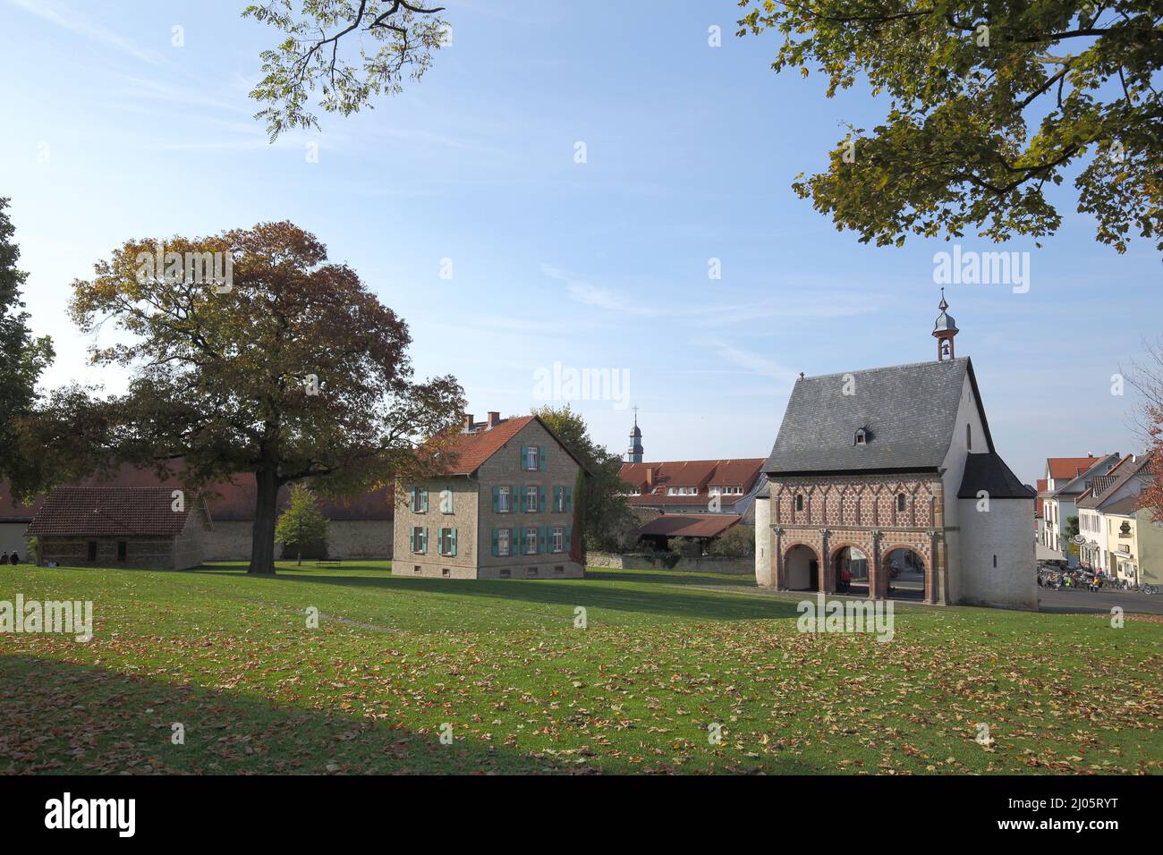 King &#39;s Halle und Kloster in Lorsch, Hessen, Deutschland Stockfoto