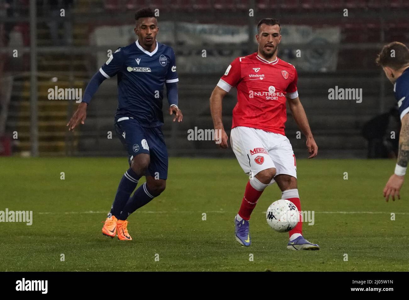 Stadio Renato Curi, Perugia, Italien, 16. März 2022, olivieri marco (n.11 perugia calcio) während des Spiels AC Perugia gegen SPAL – Italienischer Fußball der Serie B Stockfoto