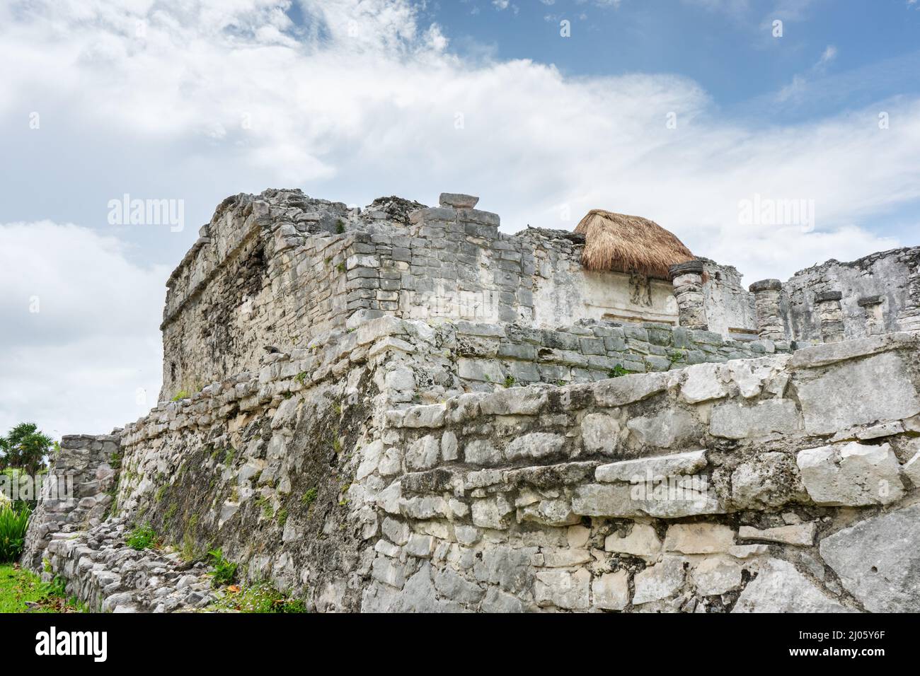 Tulum, Mexiko maya-Ruinen Stockfoto