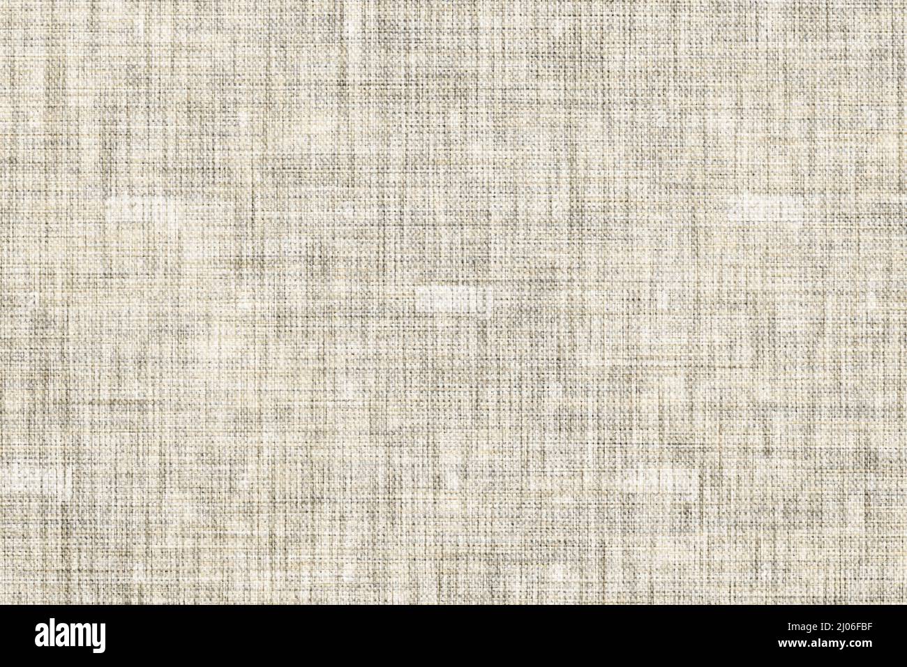 Natürliche Vintage beige Farbe Leinen Textur Hintergrund oder Grunge Leinwand Tuch abstrakt, Fotografie Stockfoto