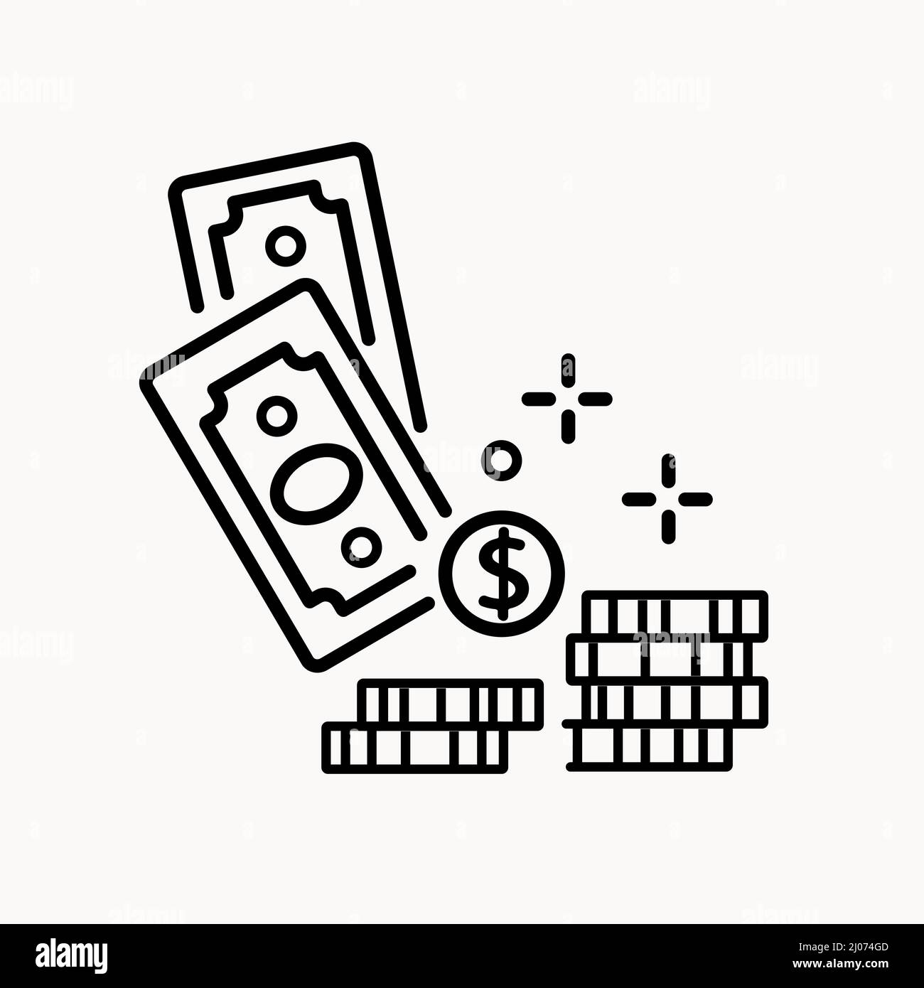 Abstraktes Vektor-Symbol auf der weißen, Illustration isoliert für Grafik-und Web-Design. Einfaches, flaches Symbol. Stock Vektor