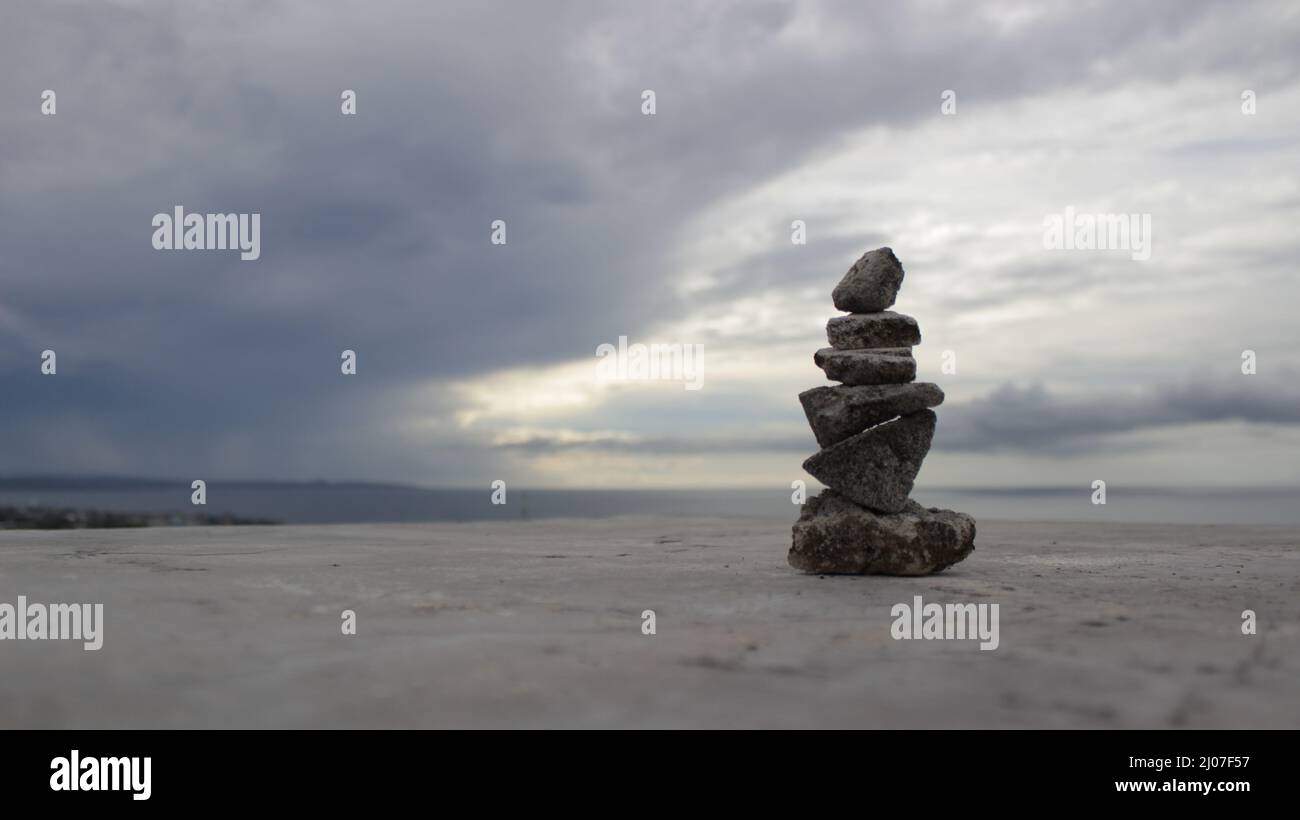 Ein Panorama, das vom höchsten Gebäude in kupang City aufgenommen wurde Stockfoto