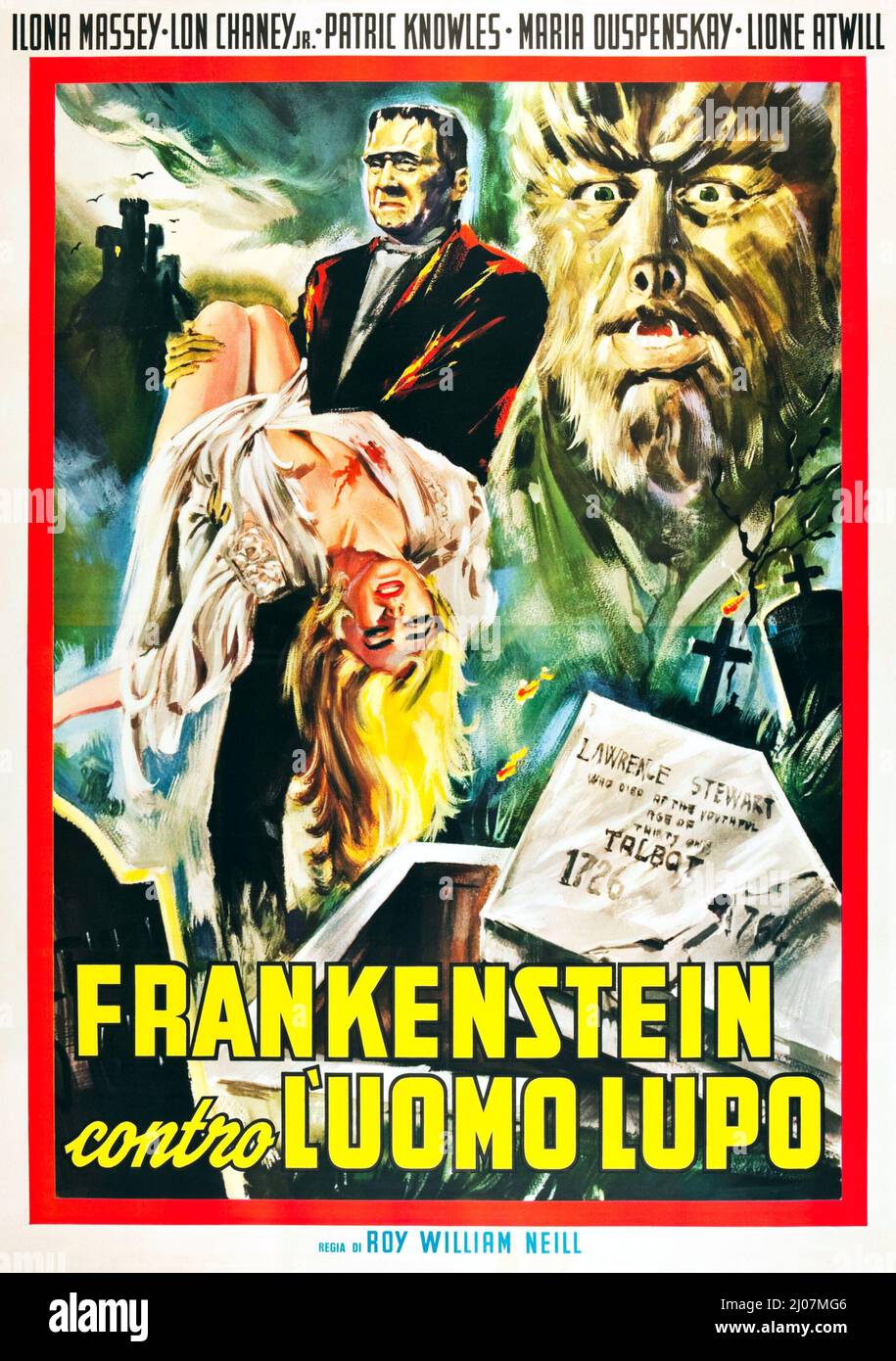 FRANKENSTEIN MEETS THE WOLF MAN (1943), REGIE: ROY WILLIAM NEILL. Kredit: UNIVERSALBILDER / Album Stockfoto