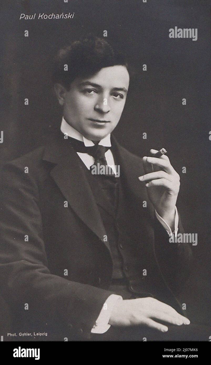 Porträt des Geigers und Komponisten Paul Kochanski (1887-1934). Museum: PRIVATE SAMMLUNG. Autor: Leipzig Fotostudio Otto Gehler. Stockfoto
