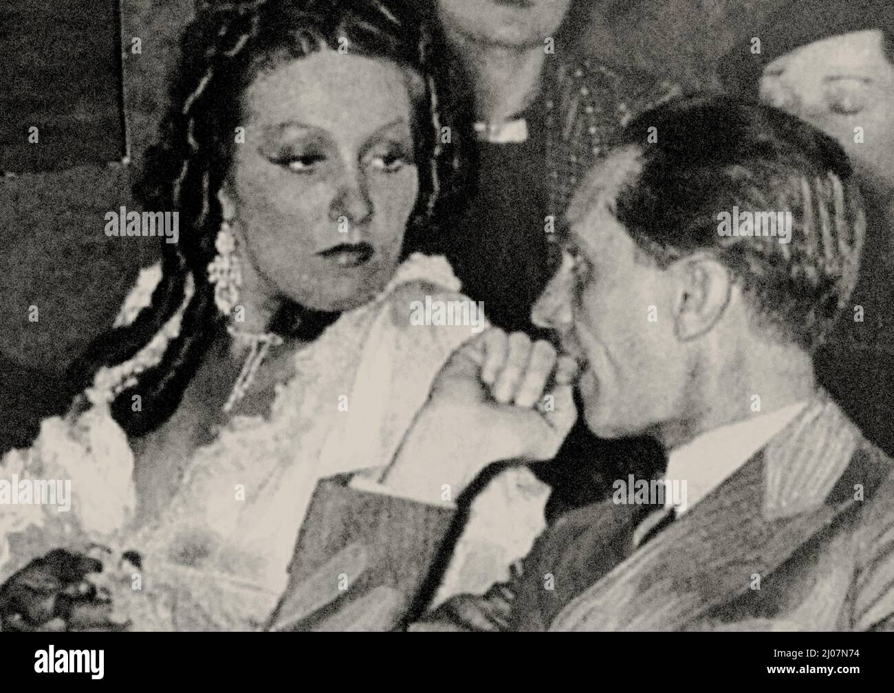 Lída Baarová und Joseph Goebbels. Museum: PRIVATE SAMMLUNG. Autor: ANONYM. Stockfoto