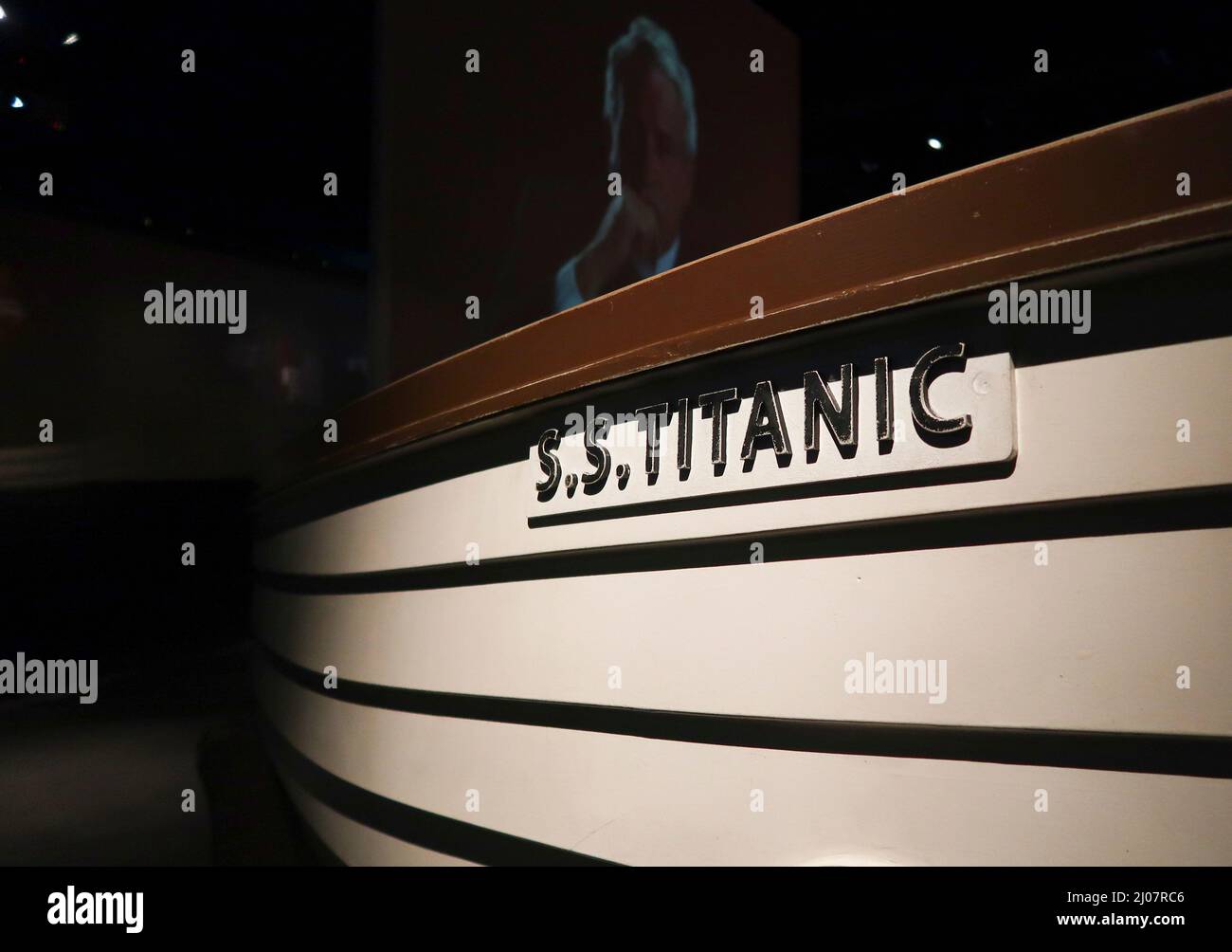Titanic-Ausstellung Belfast Stockfoto