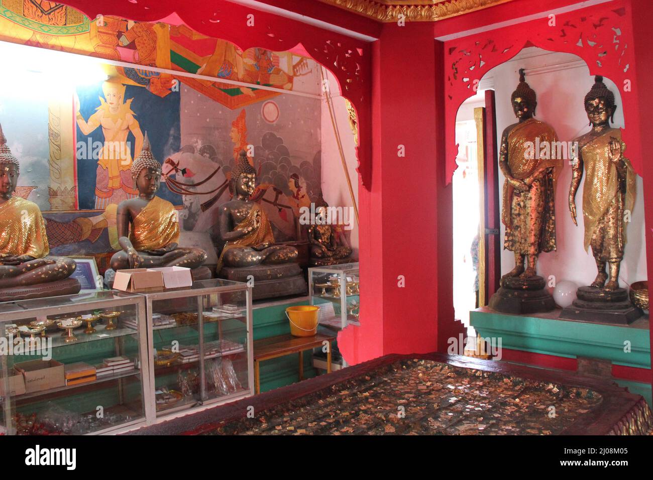 Buddhistischer Tempel (wat PA mok) in ang thong in thailand Stockfoto