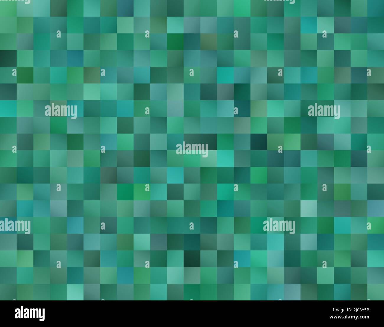 Abstrakt grün verpixelt Hintergrund, moderne Mosaik Hintergrund Vektor-Illustration Stock Vektor