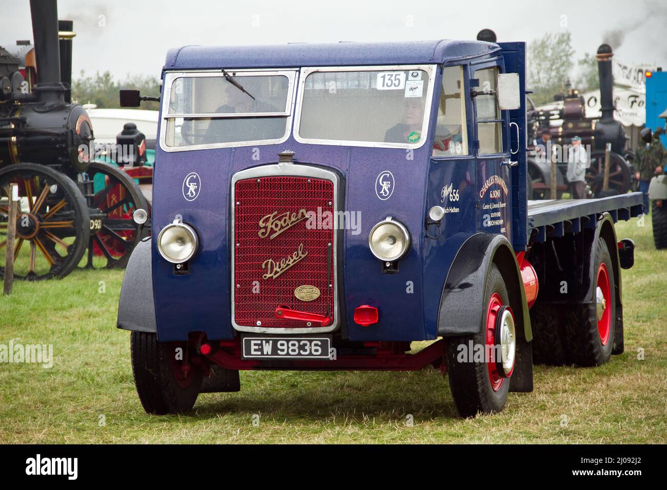 Haddenham-Dampfrallye Stockfoto