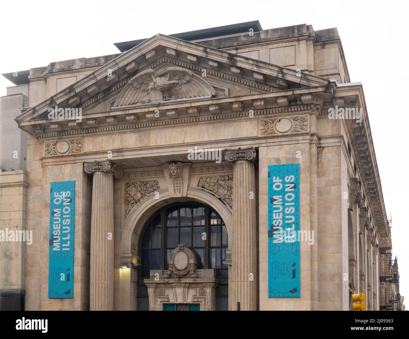 Museum of Illusions in Chelsea Manhattan NYC Stockfoto