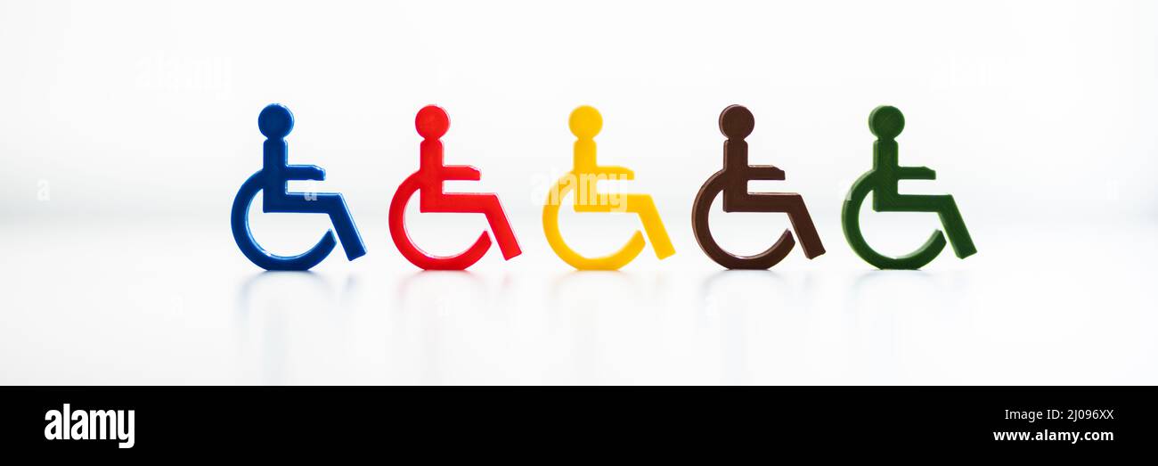 Symbol Und Zeichen Für Den Schutz Der Invaliditätsversicherung. Diverse Verletzungen Des Personals Stockfoto Symbol Und Zeichen Für Den Schutz Der Invaliditätsversicherung. Diverse Verletzungen Des Personals Stockfoto